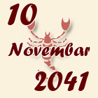 Škorpija, 10 Novembar 2041.