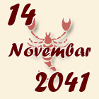 Škorpija, 14 Novembar 2041.