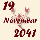 Škorpija, 19 Novembar 2041.
