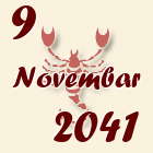 Škorpija, 9 Novembar 2041.