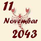 Škorpija, 11 Novembar 2043.