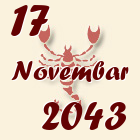Škorpija, 17 Novembar 2043.