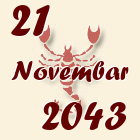 Škorpija, 21 Novembar 2043.