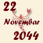 Škorpija, 22 Novembar 2044.