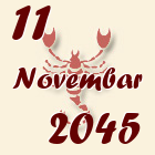 Škorpija, 11 Novembar 2045.
