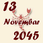 Škorpija, 13 Novembar 2045.