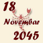 Škorpija, 18 Novembar 2045.