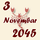 Škorpija, 3 Novembar 2045.