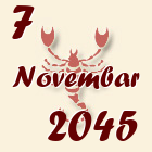 Škorpija, 7 Novembar 2045.
