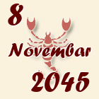 Škorpija, 8 Novembar 2045.