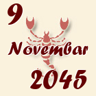 Škorpija, 9 Novembar 2045.