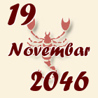 Škorpija, 19 Novembar 2046.