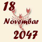 Škorpija, 18 Novembar 2047.