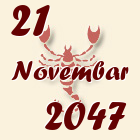 Škorpija, 21 Novembar 2047.