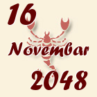 Škorpija, 16 Novembar 2048.