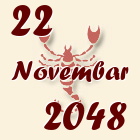 Škorpija, 22 Novembar 2048.