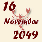 Škorpija, 16 Novembar 2049.