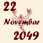 Škorpija, 22 Novembar 2049.