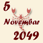 Škorpija, 5 Novembar 2049.