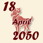 Ovan, 18 April 2050.