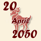 Ovan, 20 April 2050.