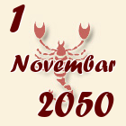 Škorpija, 1 Novembar 2050.