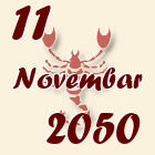 Škorpija, 11 Novembar 2050.