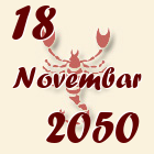 Škorpija, 18 Novembar 2050.