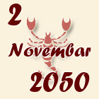 Škorpija, 2 Novembar 2050.