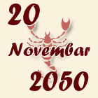 Škorpija, 20 Novembar 2050.