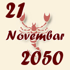 Škorpija, 21 Novembar 2050.
