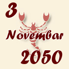 Škorpija, 3 Novembar 2050.