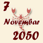 Škorpija, 7 Novembar 2050.